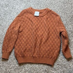 Cozy Kids' Sweater in Warm Brown